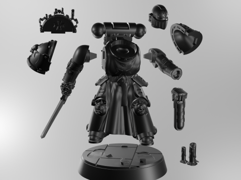 Black templars 3Dモデル