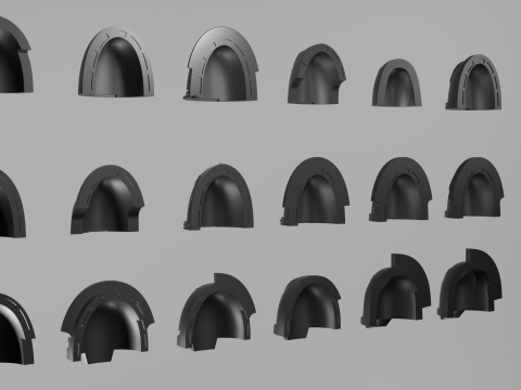 Terminator shoulders Modelo 3D