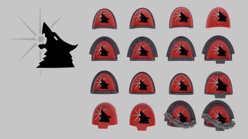 Deathwolves supports 3D Model .c4d .max .obj .3ds .fbx .stl .blend 