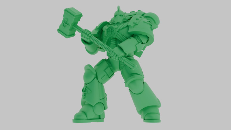 Hammer 3D 模型 .c4d .max .obj .3ds .fbx .stl .blend 