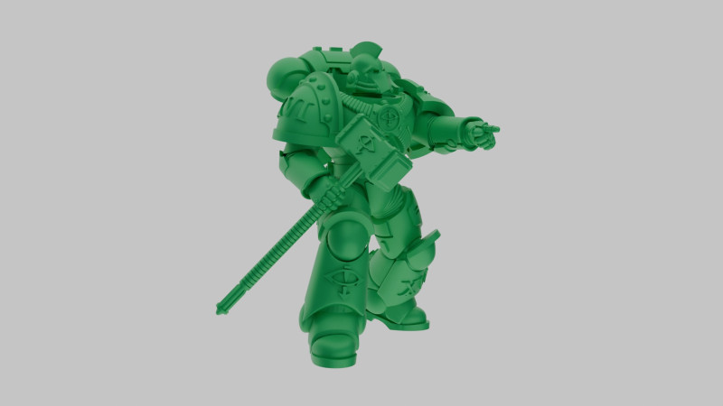 Hammer2 Model 3D .c4d .max .obj .3ds .fbx .stl .blend 