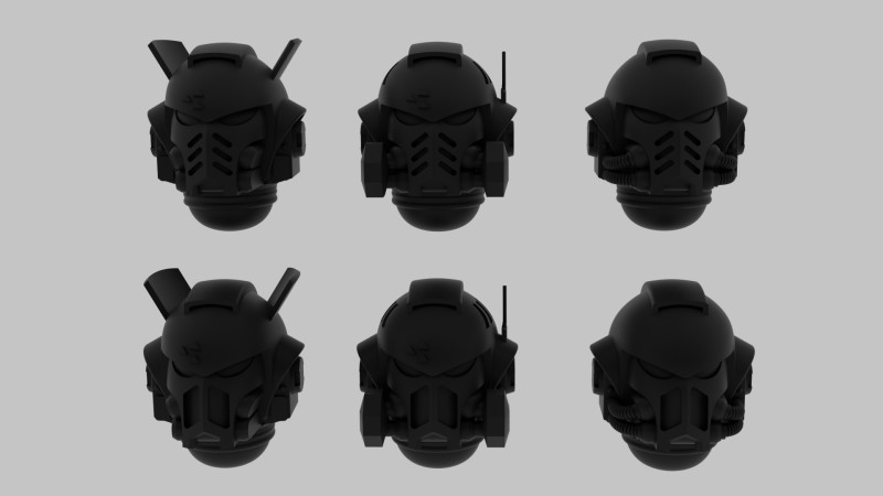 Helmets Modello 3D .c4d .max .obj .3ds .fbx .stl .blend 