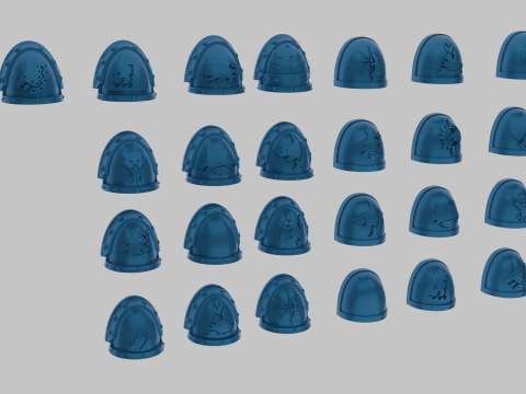 SHOULDERS WOLFS 3Dモデル