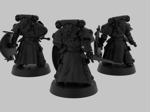 Black templar 3D Model