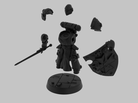 Black templar 3D Model