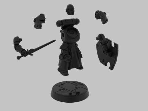 Black templar 3D Model