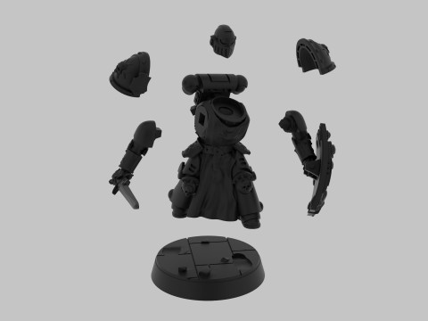 Black templar 3D Model