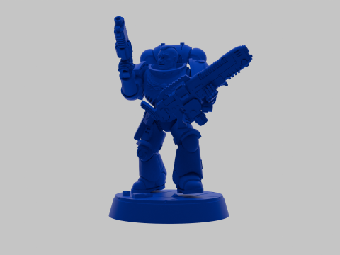 Squad ultramarin supports Modelo 3D