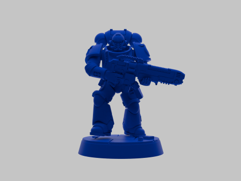Squad ultramarin supports Modelo 3D