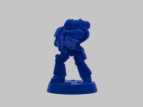 Squad ultramarin supports Modelo 3D