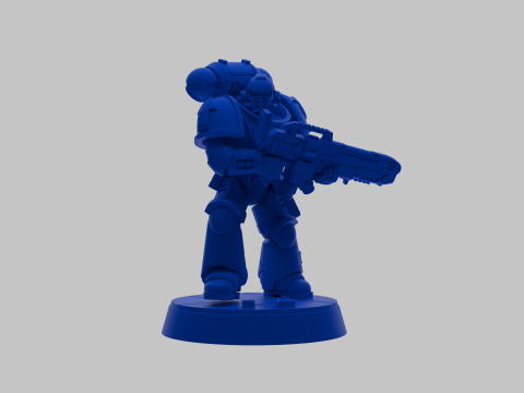 Squad ultramarin supports Modelo 3D