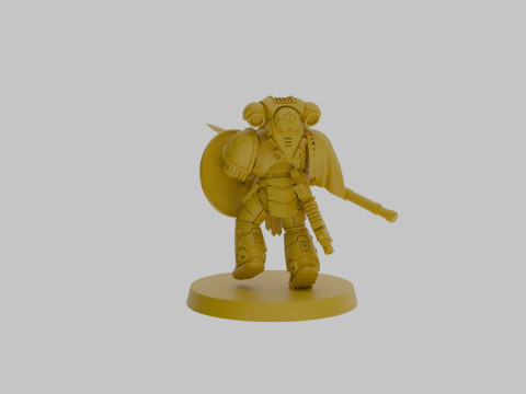 Minoan spearmen SUPPORTS 3Dモデル