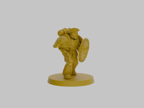 Minoan spearmen SUPPORTS 3Dモデル