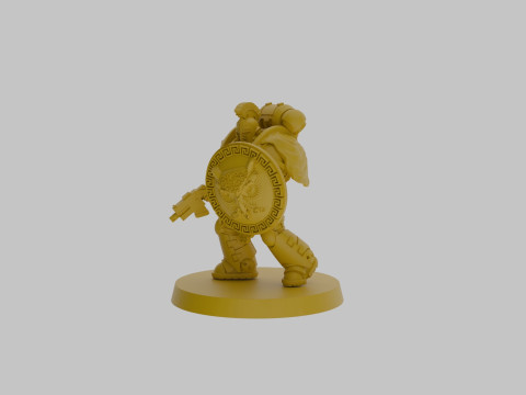 Minoan spearmen SUPPORTS 3Dモデル