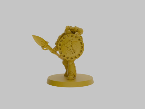 Minoan spearmen SUPPORTS 3Dモデル