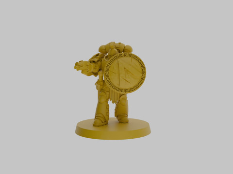Minoan spearmen SUPPORTS 3Dモデル