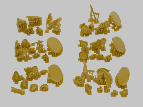 Minoan spearmen SUPPORTS 3Dモデル
