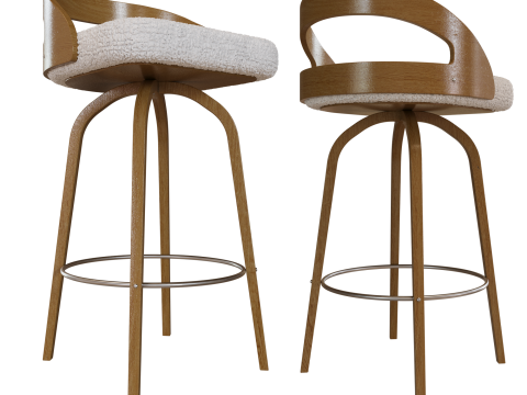 Half Bar Chair Halmar Modelo 3D