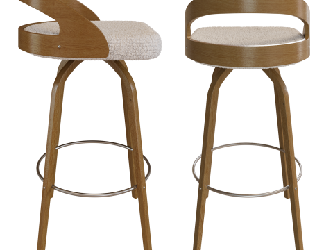 Half Bar Chair Halmar Modelo 3D