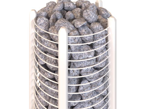 Sawo Furnace for Sauna 3D Model
