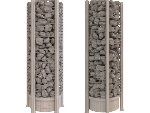 Sawo Furnace for Sauna 3D Model