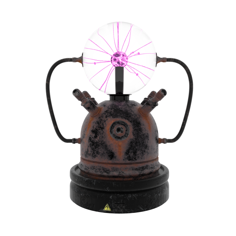 Tesla Lamp 3D 模型 .c4d .max .obj .3ds .fbx .stl .blend