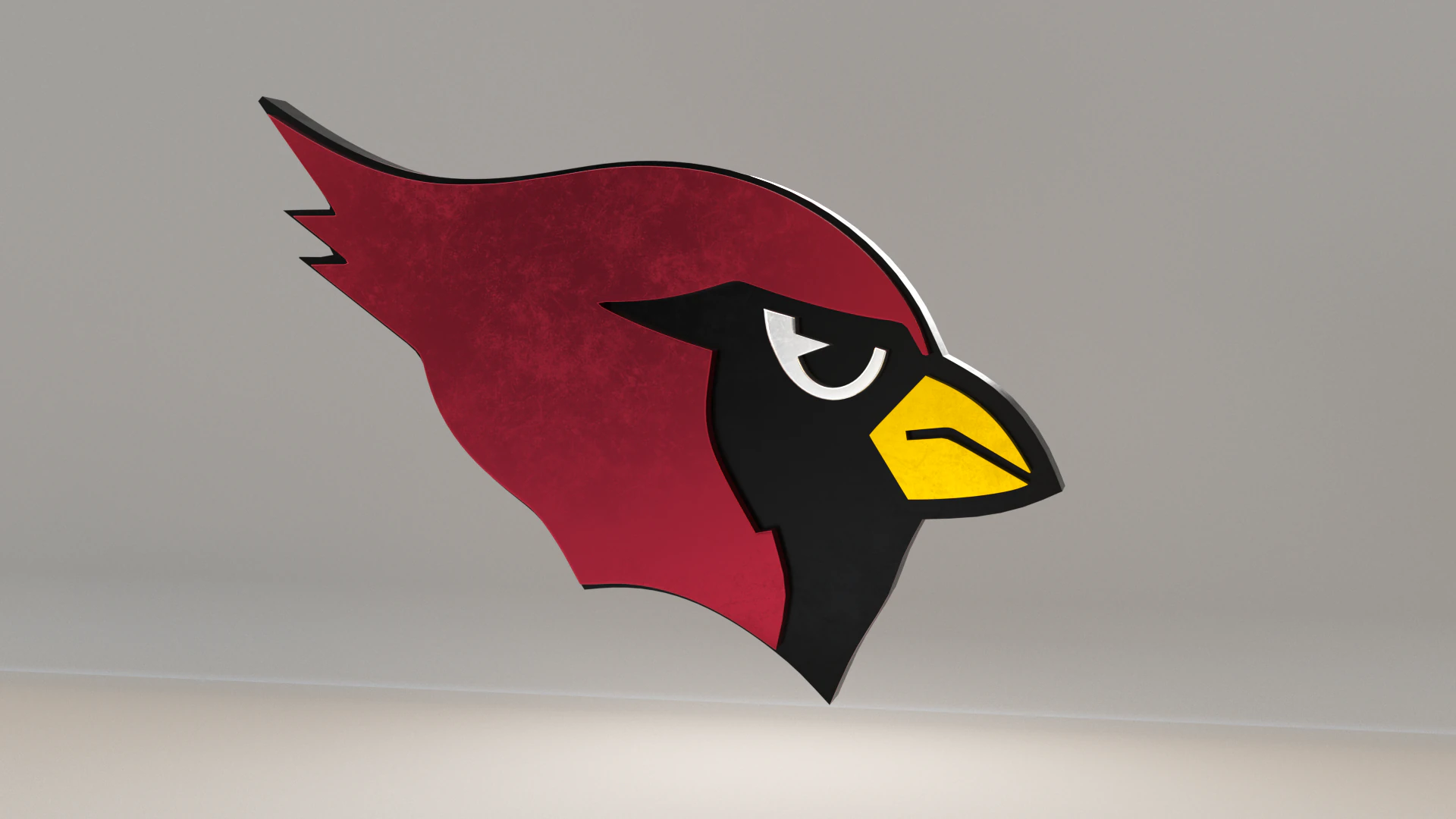 NFL Arizona Cardinals Logo 3D Model .c4d .max .obj .3ds .fbx .stl .blend 
