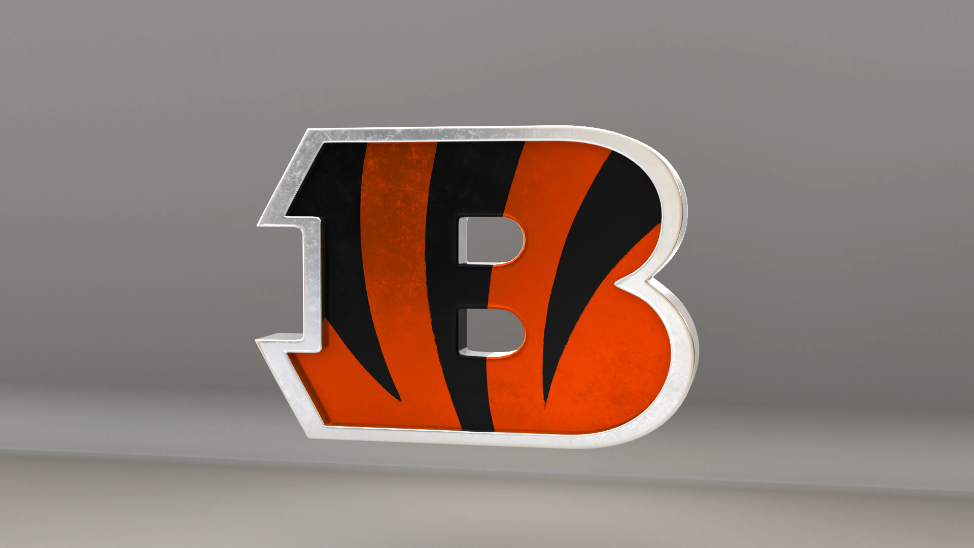 NFL Cincinnati Bengals Logo 3D Model .c4d .max .obj .3ds .fbx .stl .blend 