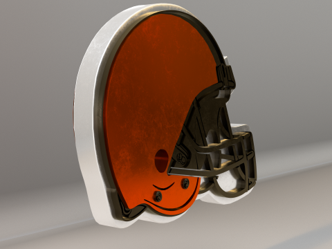NFL Cleveland Browns Logo 3D 模型