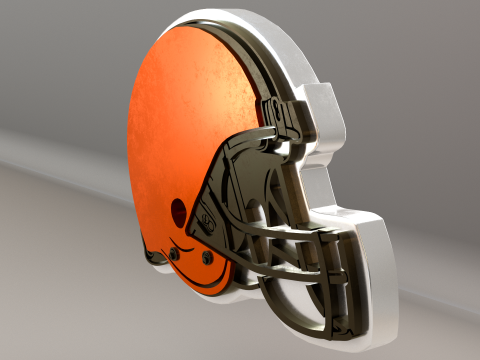 NFL Cleveland Browns Logo 3D 模型