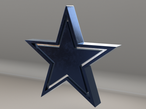NFL Dallas Cowboys Logo Modello 3D