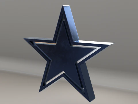 NFL Dallas Cowboys Logo 3D Model