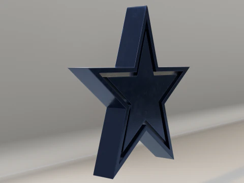NFL Dallas Cowboys Logo 3D Model