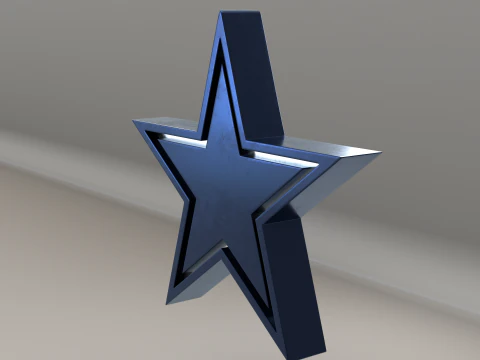 NFL Dallas Cowboys Logo 3D Model