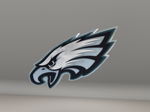 NFL Philadelphia Eagles Logo Modelo 3D