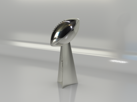 NFL Superbowl Trophy Vince Lombardi 3D Model