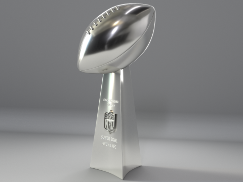 Trofeo del Super Bowl de la NFL Vince Lombardi Modelo 3D