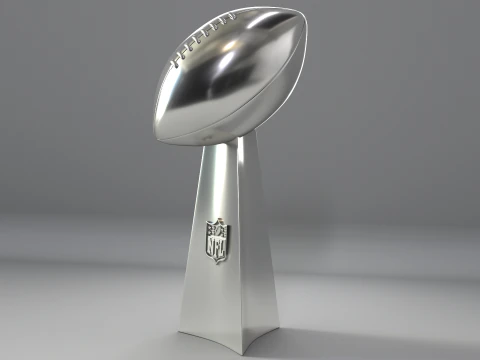 NFL Superbowl Trophy Vince Lombardi 3D Model in Award 535394