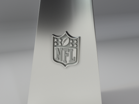 NFL Super Bowl Trophy Vince Lombardi 3D Modell