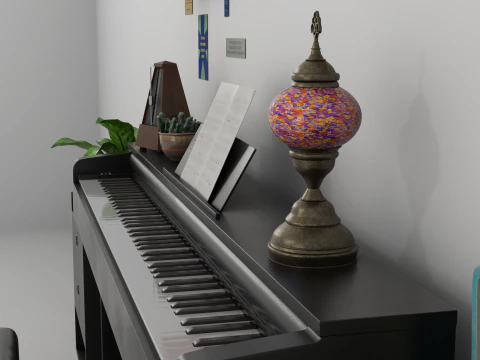 Cena de piano manipulado Modelo 3D