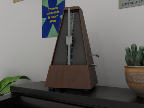 Rigged Piano Scene Modello 3D