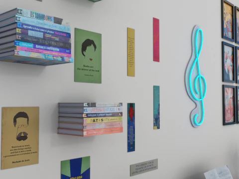 Cena de piano manipulado Modelo 3D