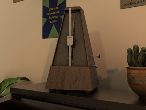 Rigged Piano Scene Modello 3D