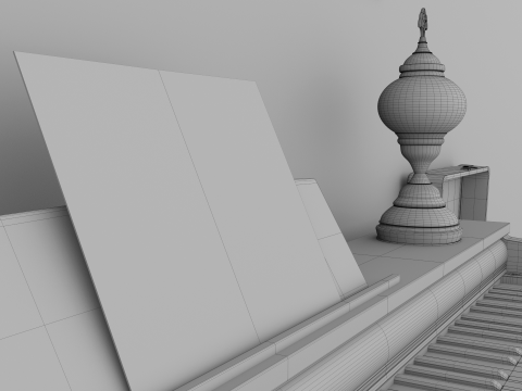 Rigged Piano Scene Modello 3D