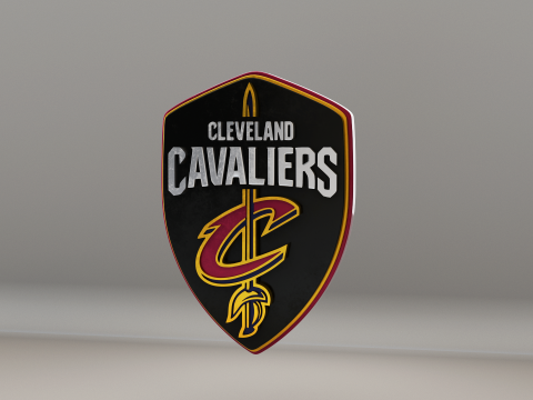 NBA Cleveland Cavaliers Logo 3D Model