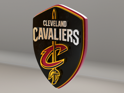 NBA Cleveland Cavaliers Logo Modelo 3D