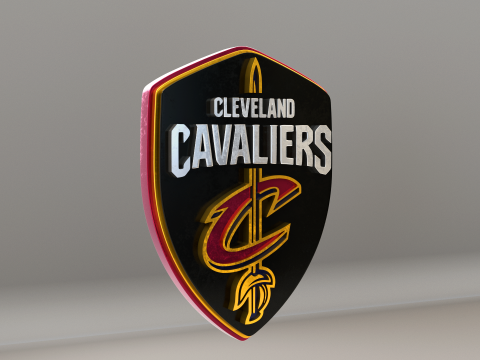 NBA Cleveland Cavaliers Logo Modelo 3D