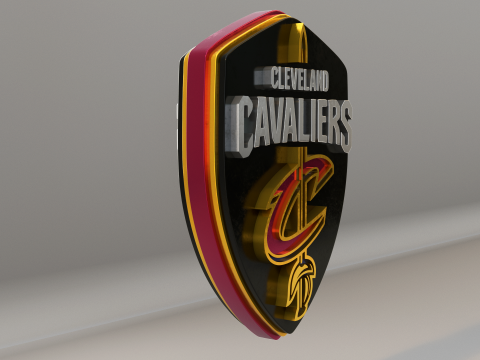 NBA Cleveland Cavaliers Logo Modelo 3D