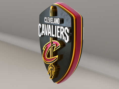 NBA Cleveland Cavaliers Logo Modelo 3D