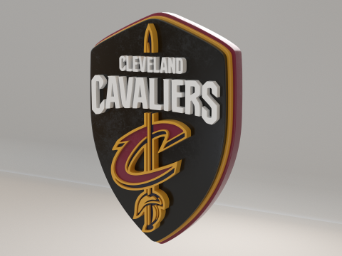 NBA Cleveland Cavaliers Logo Modelo 3D